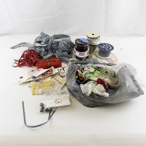 lot 79 image: Group Lot of Buttons & Various Styles of Ribbon.