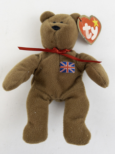 lot 90 image: 1993 TY Teenie Beanie Babies Britannia The Bear