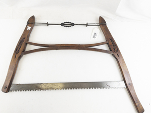 lot 100 image: Antique Wooden Buck Bow Saw