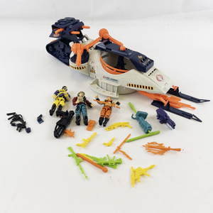 lot 111 image: GI Joe Ice Snake Vehicle & three GI Joe Battle Corps Figurines