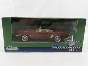 lot 144 image: City Cruiser Die Cast Metal Red 289 Ford Mustang. 124