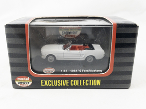 lot 181 image: Model Power Exclusive Collection 1965 Ford Mustang Convertible Model Car