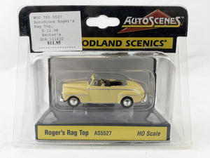 lot 182 image: Woodland Scenics HO Yellow Scale Vehicle