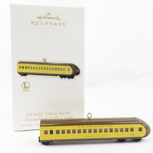 lot 193 image: Lionel Christmas Train Collection Union Pacific Buffet Coach Ornament