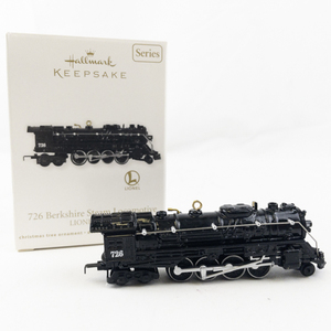 lot 195 image: Lionel Christmas Train Collection 726 Berkshire Steam Locomotive Ornament