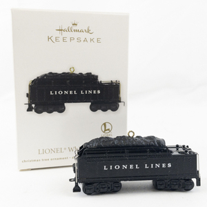lot 196 image: Lionel Christmas Train Collection Whistle Tender Ornament