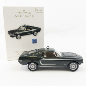lot 206 image: Keepsake Christmas Collection 1968 Ford Mustang GT Classic American Cars Ornament
