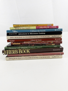 lot 279 image: Set of 12 Holiday Recipe Cookbooks
