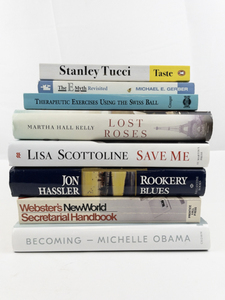 lot 278 image: Set of 8 Book Lot - Taste, Lost Roses, Save me, & More
