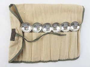 lot 6A image: Set of 12 Tiffany & Co Sterling Silver Iced Tea Spoons in Original Pouch. Pat.1916M. 406.35 Grams Low Reserve