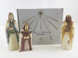 lot 23D image: FENTON The Nativity The Wise Men First Edition Signature Pieces with Original Box.