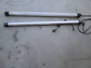 lot 33 image: (2) linkable LED Shop lights (one m...