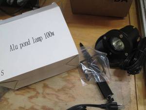 lot 60 image: (1) Submersible Alu pond lamp 100W...