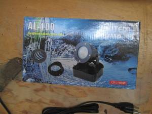 lot 67 image: (1) Submersible Alu pond spotlight ...