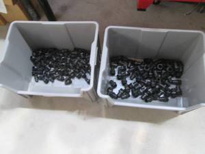 lot 80 image: (2) Stackable organizers containing...