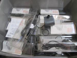 lot 110 image: Stackable organizer containing wate...