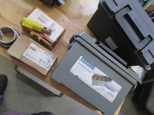lot 120 image: (2) Bunker Hill Ammo boxes plus mis...