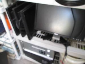 lot 154 image: (4) Dell computer monitors...