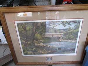 lot 160 image: 1981 Trout Unlimited Stamp with Sig...