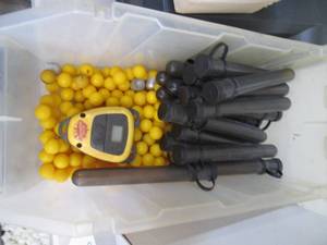 lot 179 image: Reusable Paint balls, radarchron an...
