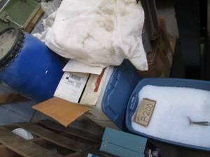 lot 182 image: Lot of clear poly-propylene, black ...