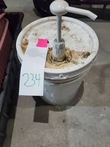 lot 234 image: 5 Gallon burnishing compound for vibratory and rotary tumbling