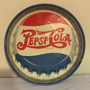 lot 56 image: Vintage Metal Pepsi Tray