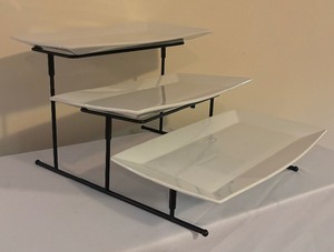 lot 113 image: Three Tier Serving Trays by B. Smith