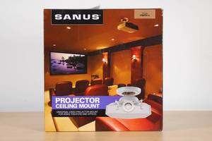 lot 3 image: Sanus Universal Ceiling Mount for Front Projectors - MSRP $100