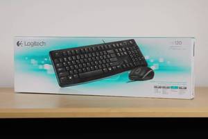 lot 11 image: Logitech MK120 Wired Keyboard and Mouse Combo  MSRP $30