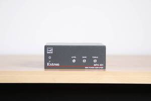 lot 19 image: Extron MPA 401 Mini Power Amplifier  MSRP $480