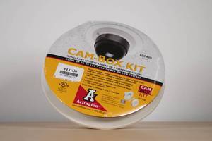lot 31 image: Arlington FLC430 CamBox Kit for Security Camera & Ceiling Mount  MSRP $20