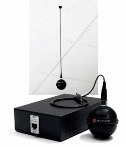 lot 38 image: Polycom HDX Ceiling Microphone Array (Black)  MSRP $1,239.00