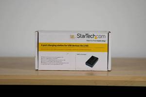 lot 40 image: StarTech 4-Port USB Charging Station (42.4A)  MSRP $79.99