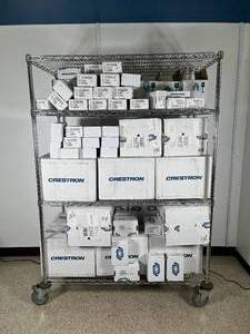 lot 46 image: Huge Crestron Lot  Audio & Visual Equipment  MSRP $2,500