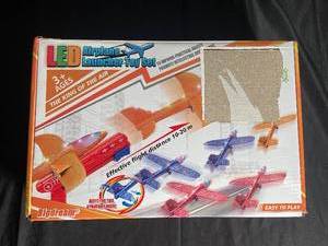 lot 49 image: LED Airplane Launcher Toy Set for Ages 3