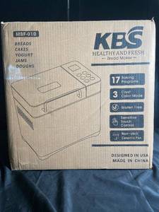 KBS MBF-010 Bread Maker with 17 Programs and Non-Stick Pan