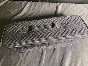lot 73 image: Quilted Black Carrying Case with Plenty of Storage Compartments