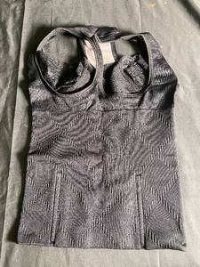 lot 96 image: Black Sleeveless Compression Top - Polyamide and Elastane Blend