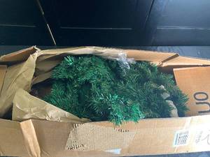 lot 104 image: Artificial Christmas Tree with Green Branches