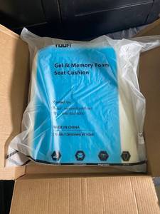 lot 132 image: Youfi Gel & Memory Foam Seat Cushion - Unopened