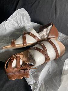 lot 142 image: Pair of Goddess Gladiator Sandals Size 6