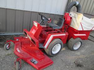 Toro mower with 60" deck and bagger...