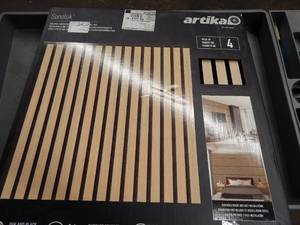 lot 44 image: Artika Sonolok Sound Absorbing Slotted Panel Kit