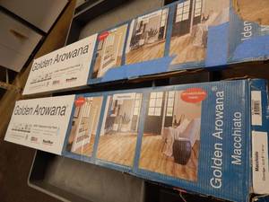 lot 33 image: Golden Arowana 2 Boxes Vinyl Plank