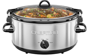 lot 47 image: Chefman 6-Quart Locking Lid Slowcooker