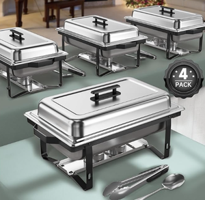 lot 67 image: KSCocina Chafing Dish High Grade Stainless Steel