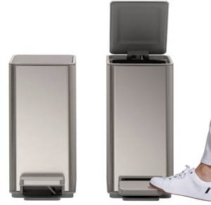Kohler Set of 2 Stainless Steel Trash Cans