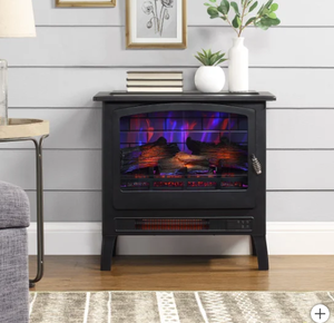 lot 36 image: Bayside Infrared Electric Fireplace Stove Heater