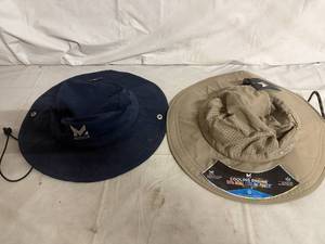 lot 2 image: 2 Mission Bucket Hats